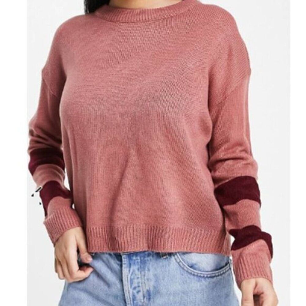 Brave Soul Women's Boston‎ Sweater Long Sleeve Striped Small
